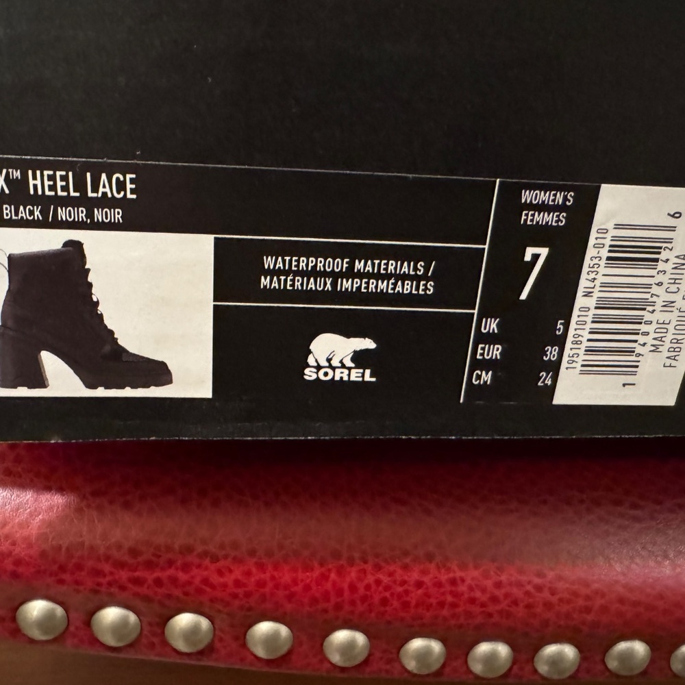 Sorel Brex Heel Lace Bootie Size 7 - Picture 9 of 9